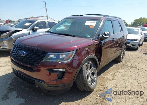 2018 Ford Explorer Sport from USA, damaged, VIN 1FM5K8GT1JGA53597